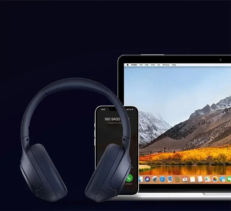 Бездротові навушники QCY H3 з гібридним шумозаглушенням та Hi-Res Audio